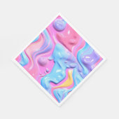 Shiny Plastic Bubble Abstrakt Serviette (Ecke)