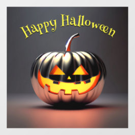 Shiny Pumpkin Halloween Fensteraufkleber