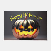 Shiny Pumpkin Halloween Fußmatte (Vorderseite)