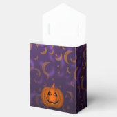 Shiny Pumpkin Halloween Moon Lila Favor Box Geschenkschachtel (Geöffnet)