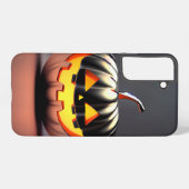 Shiny Pumpkin Halloween Samsung Galaxy Hülle (Rückseite (Horizontal))