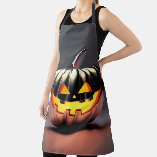 Shiny Pumpkin Halloween Schürze (InSitu)