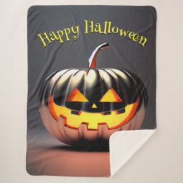 Shiny Pumpkin Halloween Sherpadecke