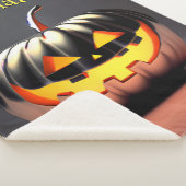 Shiny Pumpkin Halloween Sherpadecke (3/4)
