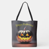 Shiny Pumpkin Halloween Tasche (Rückseite)