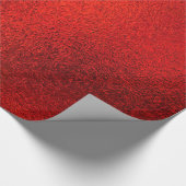 Shiny Red Christmas WRAPPING PAPIER Geschenkpapier (Ecke)