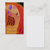 Shiny Red Hair Visitenkarte (Vorne/Hinten)