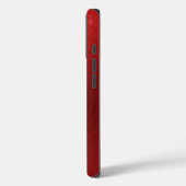 Shiny Red Metallic Design Case-Mate iPhone Hülle (Rückseite / Links)