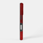 Shiny Red Metallic Design iPhone 16 Hülle (Rechte Seite)