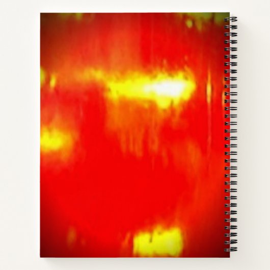 Shiny Red Sei Bold oder Go Zuhause Notizblock (Rückseite)