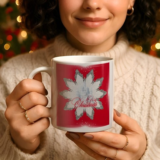 Shiny Riese Schneeflocken Tasse