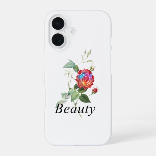 Shiny Rose iPhone 16 Hülle (Rückseite)