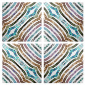 Shiny Seashell Scalloped Strips Fliese