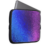 Shiny Shades in Blau und Lila Laptopschutzhülle (Vorne Rechts)
