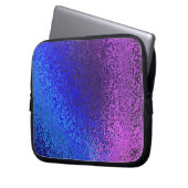 Shiny Shades in Blau und Lila Laptopschutzhülle (Vorderseite Links)