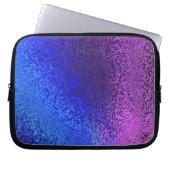Shiny Shades in Blau und Lila Laptopschutzhülle (Vorderseite)