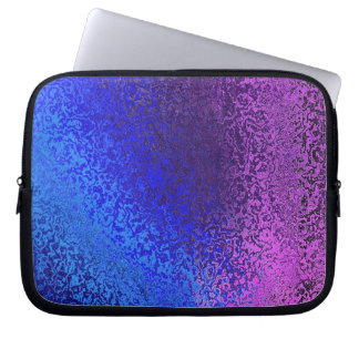 Shiny Shades in Blau und Lila Laptopschutzhülle