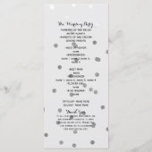 Shiny Silver Glamour Glam Chic Modern Program Rack Programm (Rückseite)