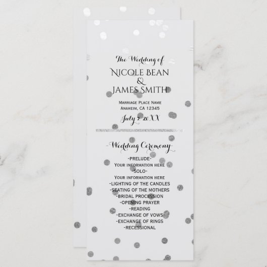 Shiny Silver Glamour Glam Chic Modern Program Rack Programm (Vorne/Hinten)