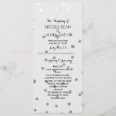 Shiny Silver Glamour Glam Chic Modern Program Rack Programm (Vorderseite)