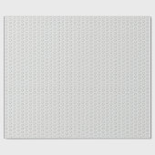 Shiny Silver Hearts Geschenkpapier (Flach)