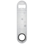 Shiny Silver Stars Speed Flaschenöffner (Vorderseite)