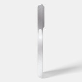 Shiny Stainless Steel Metalli Look- Monogram Case-Mate iPhone Hülle (Rückseite / Rechts)