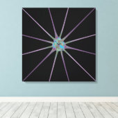 Shiny Star Leinwanddruck (Insitu (Holzboden))