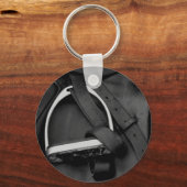 Shiny Stirrup Schlüsselanhänger (Vorderseite)