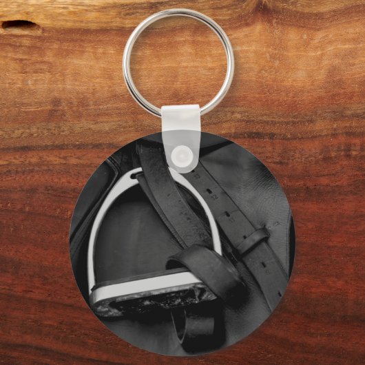 Shiny Stirrup Schlüsselanhänger (Vorderseite)