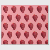 Shiny Strawberry Geschenkpapier (Flach)