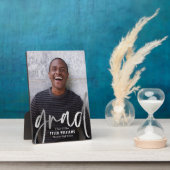 Shiny Strokes Abschluss Keepake Desktop Plaque Fotoplatte (Seite)