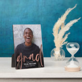 Shiny Strokes Abschluss Keepake Desktop Plaque Fotoplatte (Seite)