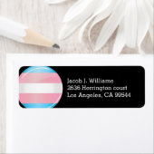 Shiny Transgender Pride Flag (Insitu)