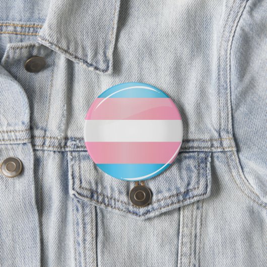 Shiny Transgender Pride Flag Button (Beispiel)