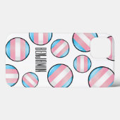 Shiny Transgender Pride Flag Case-Mate iPhone Hülle (Rückseite (Horizontal))