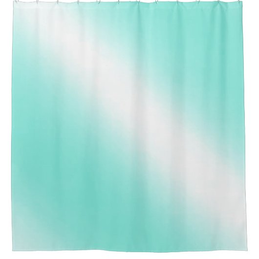 Shiny Turquoise Duschvorhang (Vorderseite)