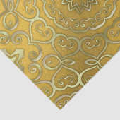 Shiny Verziert Oriental Arabesque Imitate Goldene Seidenpapier (Ausschnitt)