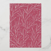 Shiny Vino Before Vows Weinprobe Brautparty Folieneinladung (Rückseite)