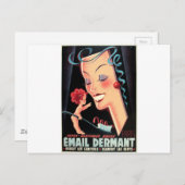 Shiny White Teeth Postkarte (Vorne/Hinten)