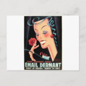 Shiny White Teeth Postkarte (Vorderseite)