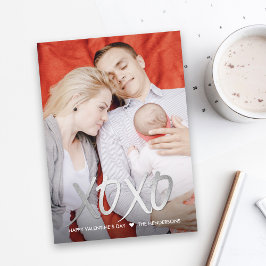 Shiny XOXO Valentine's Day Foto Cards Feiertagskarte
