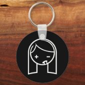 Shinyuu (Mädchen 2) Schlüsselanhänger (Vorderseite)