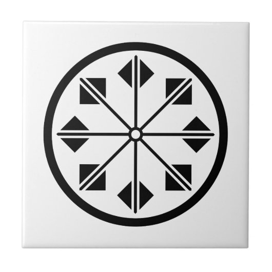 Shionada pinwheel fliese (Vorderseite)