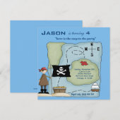 Ship Ahoy Einladung (Vorne/Hinten)