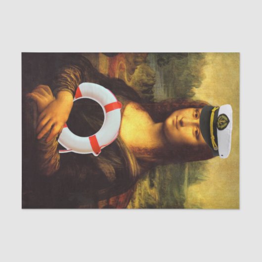 Ship Ahoy Mona Lisa Seidenpapier (Vorderseite)