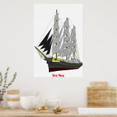 Ship Ahoy Poster (Küche)