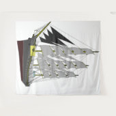 Ship Ahoy Tapestry Wandteppich (Vorderseite (Horizontal))