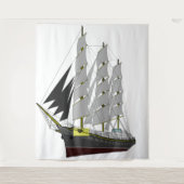 Ship Ahoy Tapestry Wandteppich (Vorderseite)