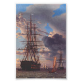 Ship and a Frigate at Anchor Fotodruck (Vorne)